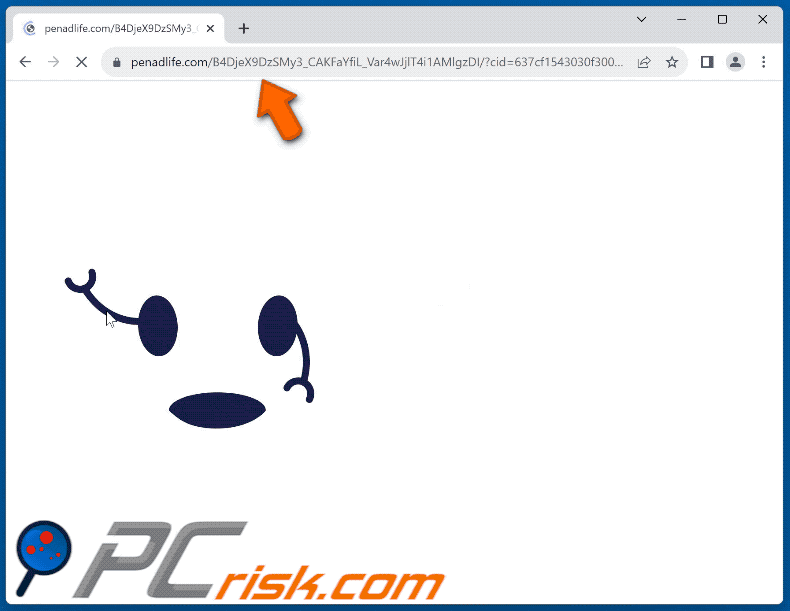 penadlife[.]com website appearance (GIF)