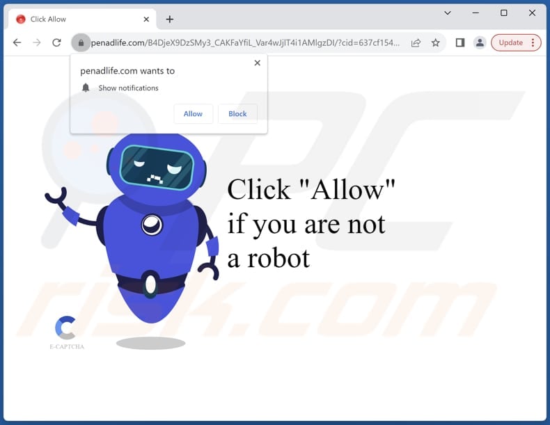 penadlife[.]com ads