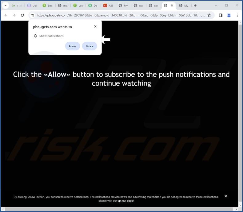 phougets[.]com ads