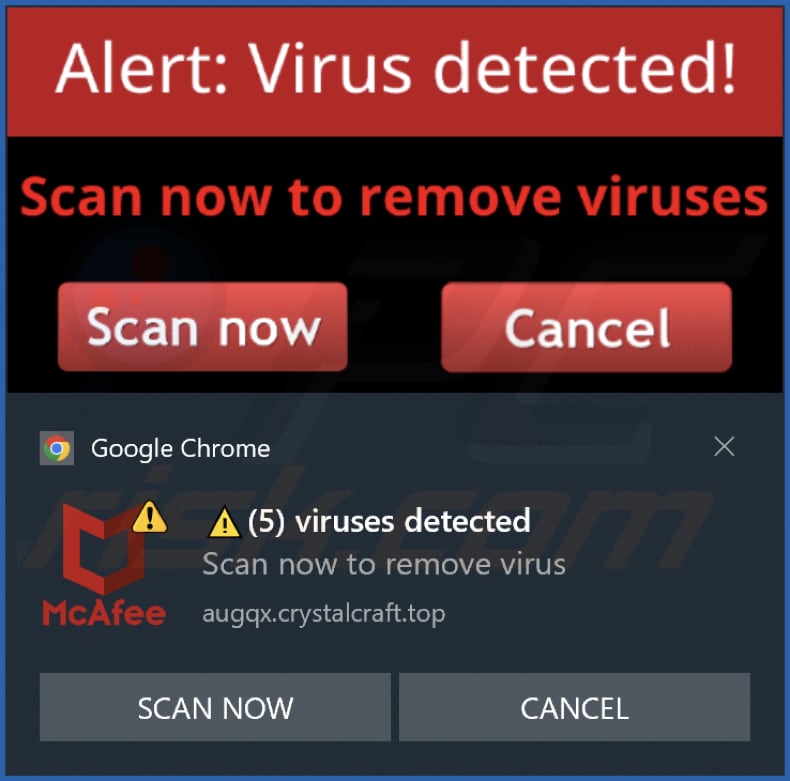 crystalcraft[.]top notification