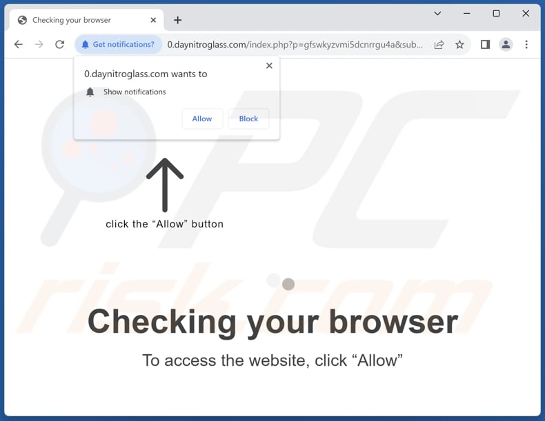 daynitroglass[.]com ads