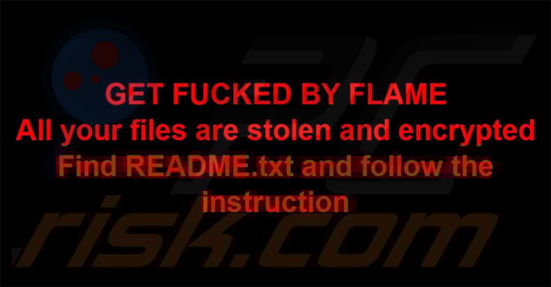 Flame ransomware desktop wallpaper (2024-12-04)