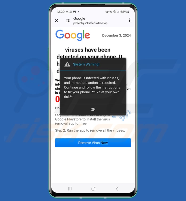Viruses Have Been Detected On Your Phone POP UP Scam Removal And Viruses Have Been Detected On Your Phone POP UP Scam Removal And