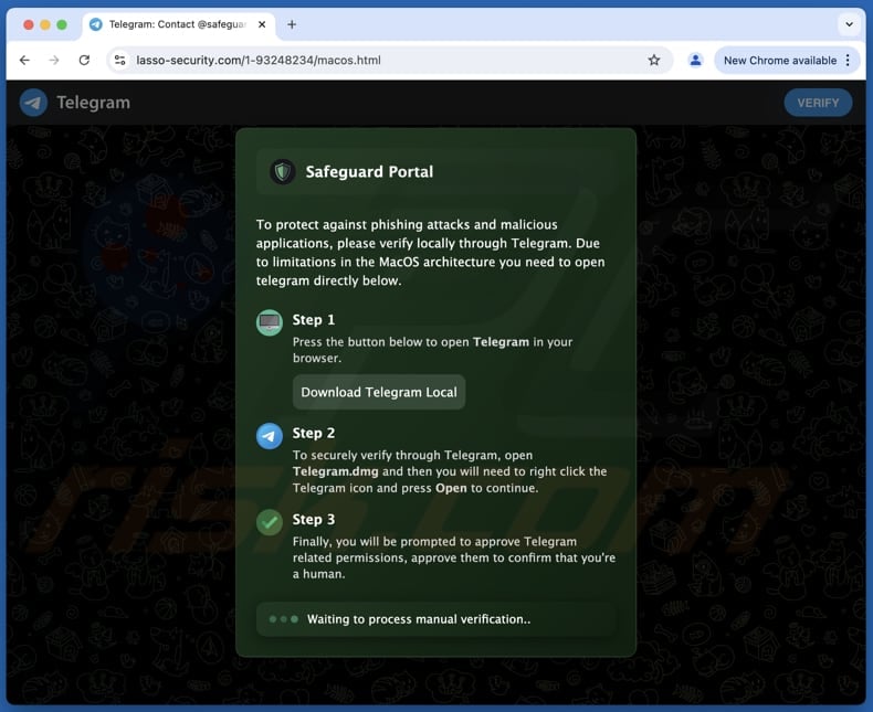 ClickFix malware Mac deceptive steps
