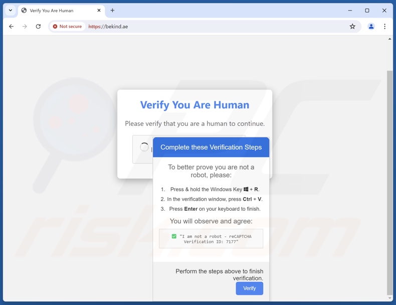 ClickFix scam spreading Vidar malware