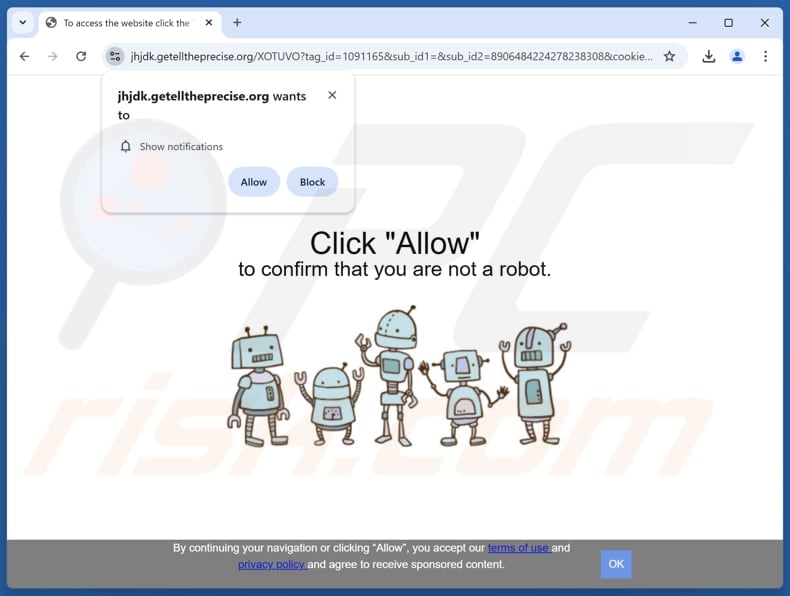 getelltheprecise[.]org ads