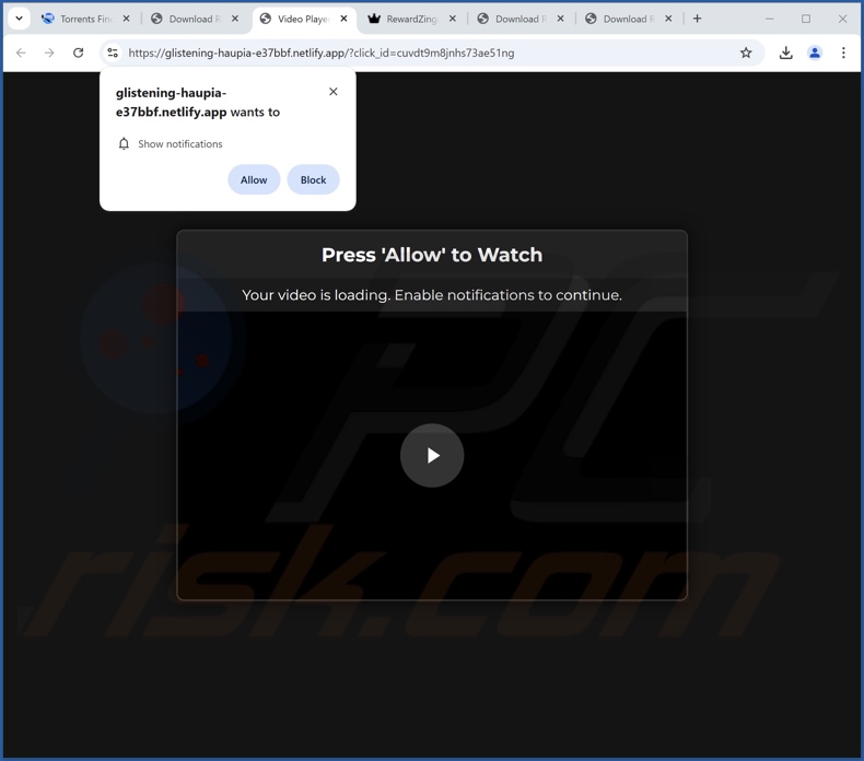 netlify.app pop-up redirects