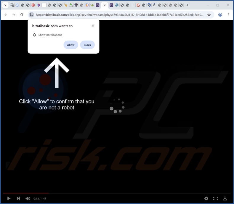 bitatibasic[.]com pop-up redirects