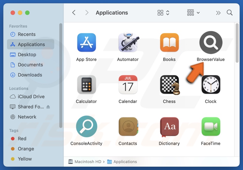 BrowserValue adware