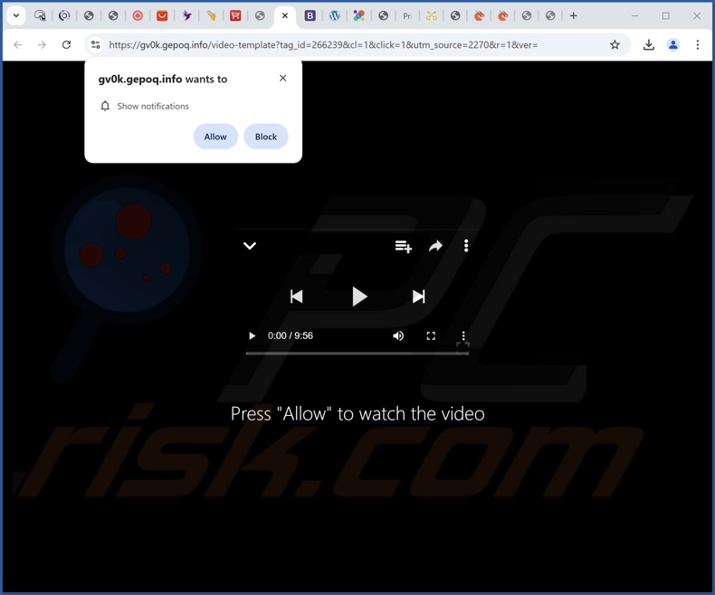 gepoq[.]info pop-up redirects