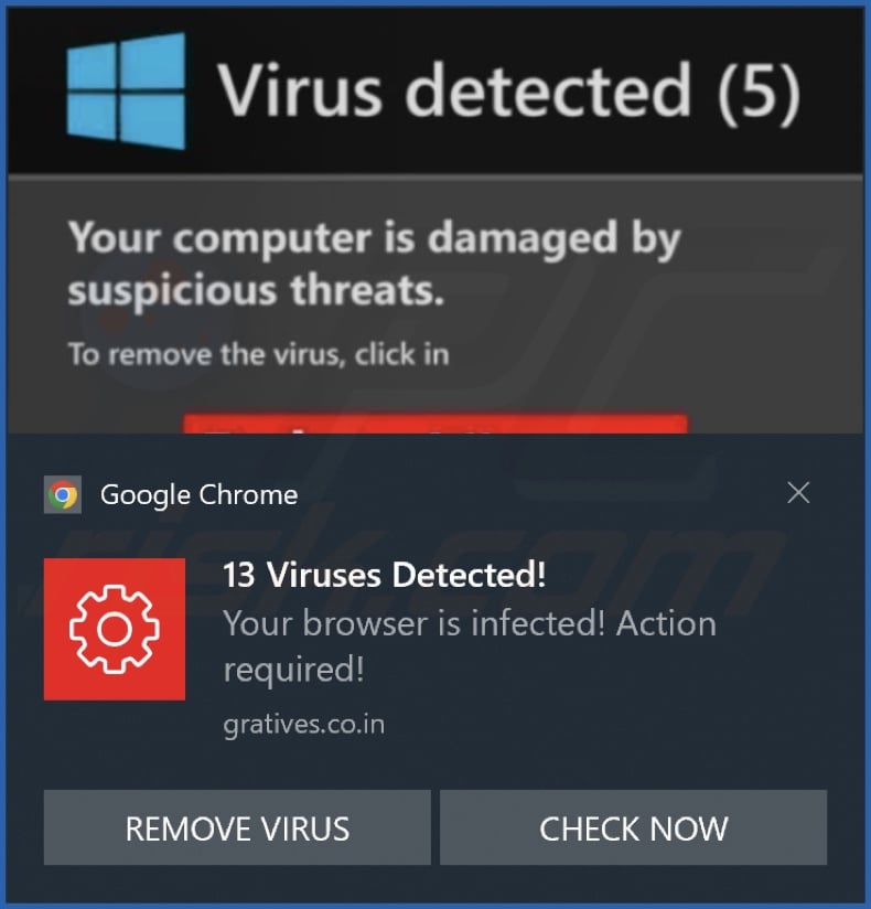 Ad delivered by the gratives.co[.]in webpage