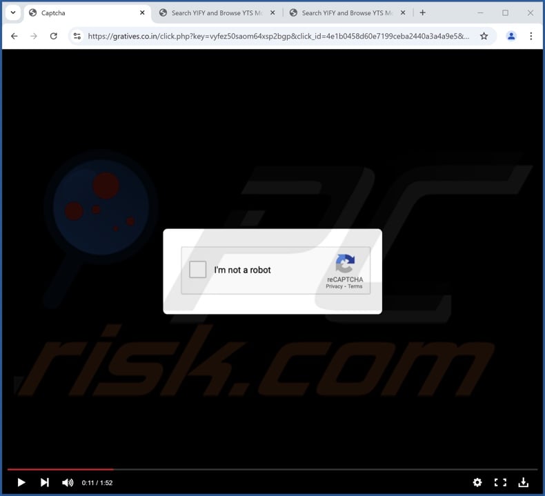 gratives.co[.]in pop-up redirects