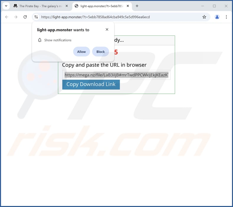 light-app[.]monster ads