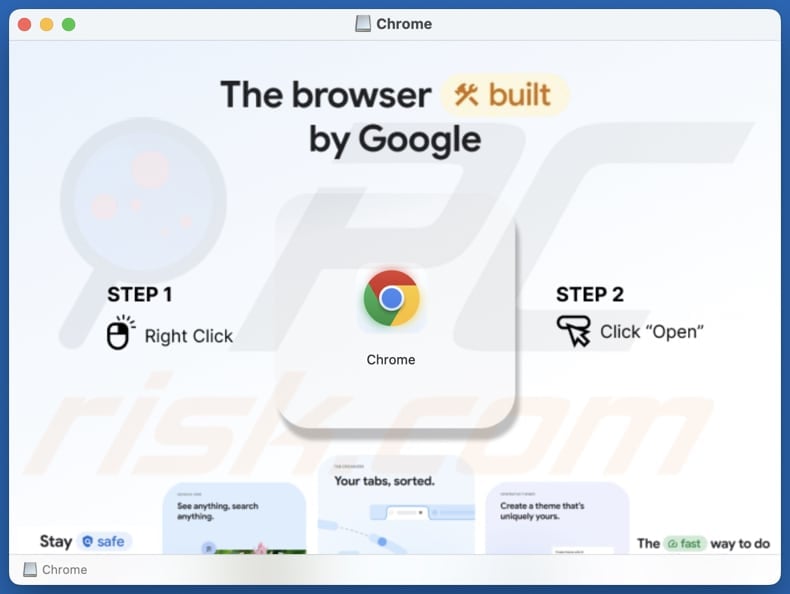 Odyssey stealer fake chrome installer used for injection
