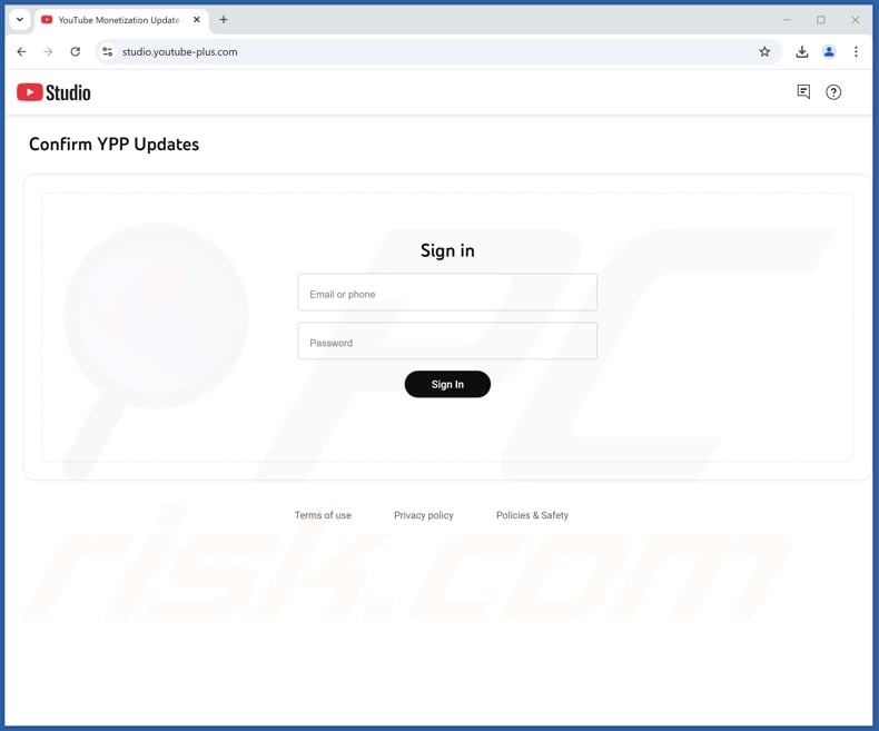 YouTube Partner Program Monetization Update scam second page