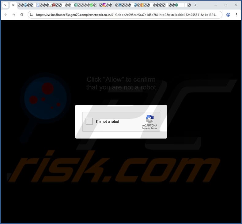 complexnetwork.co[.]in pop-up redirects