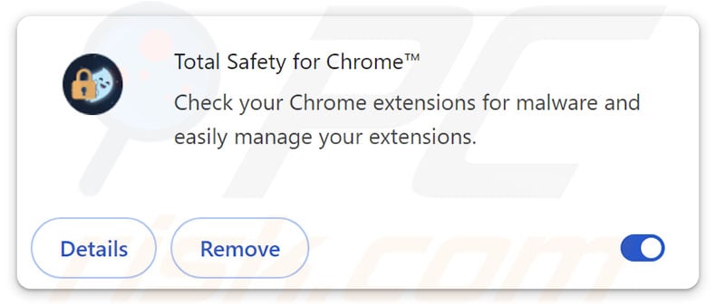 Total Safety for Chrome browser extension