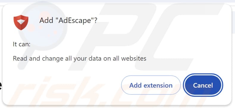 AdEscape adware