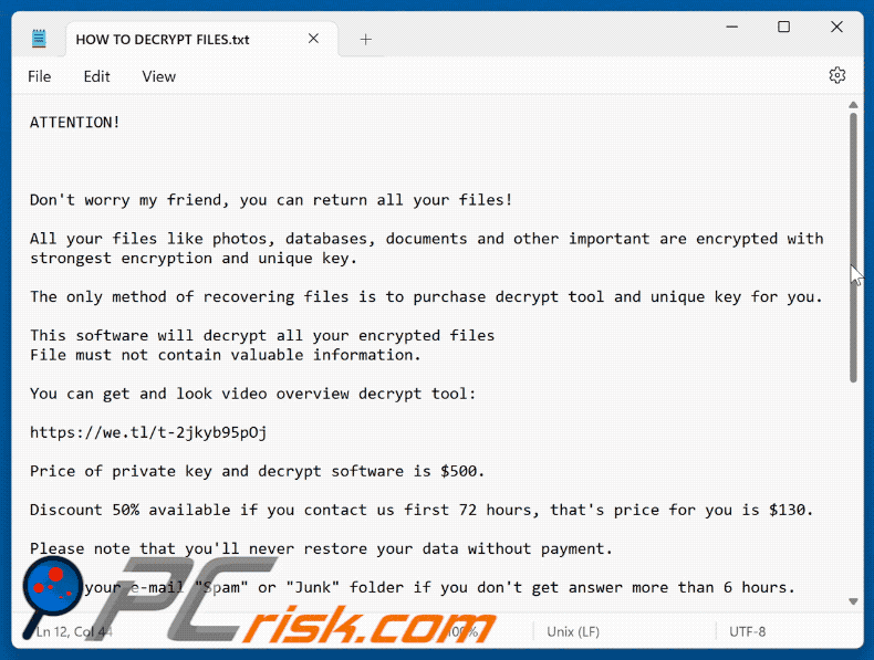 Asulo ransomware ransom note gif (HOW TO DECRYPT FILES.txt)