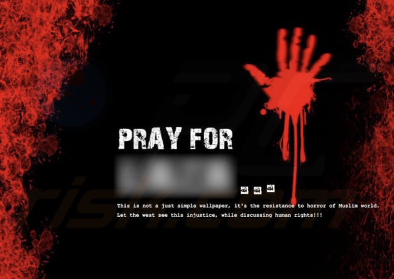 Asulo ransomware wallpaper