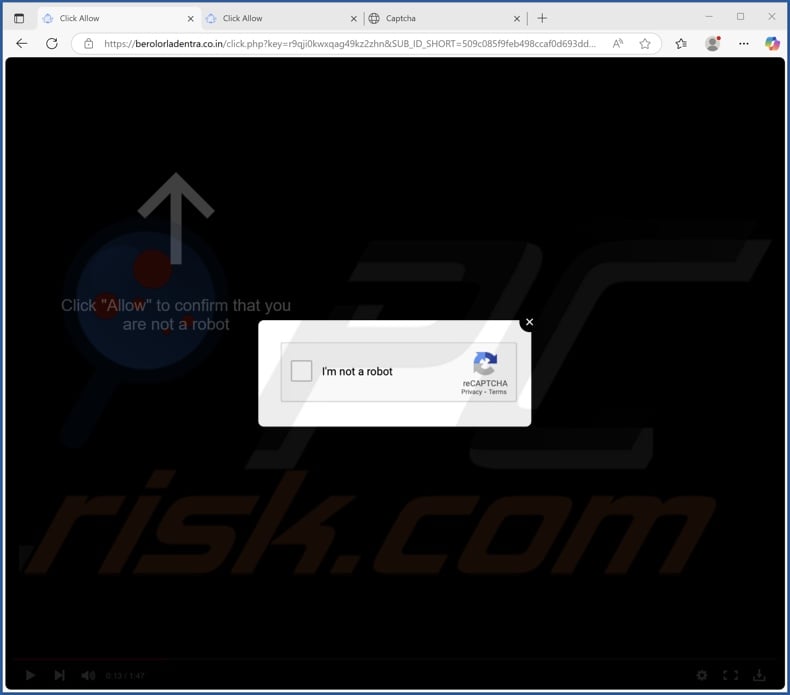 berolorladentra.co[.]in pop-up redirects