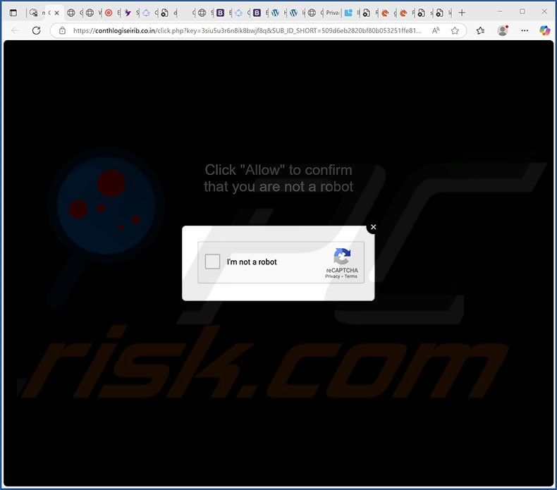 ceposaco.co[.]in pop-up redirects