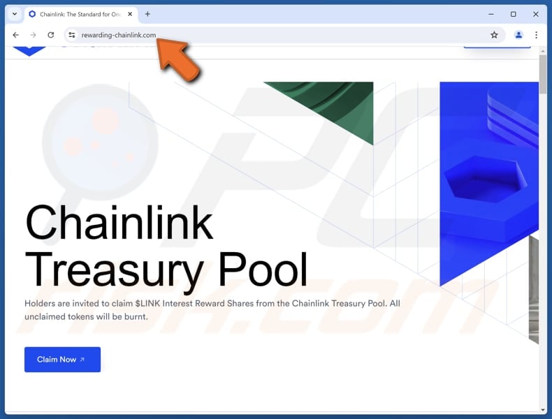 Chailink Treasury Reward scam