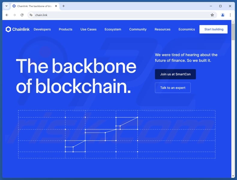 Chailink treasury reward scam real website (chain.link)