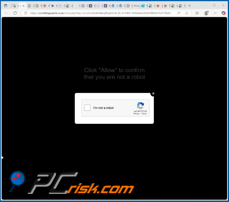 conthlogiseirib.co[.]in website appearance (GIF)