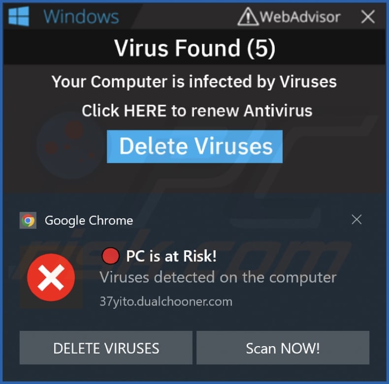 dualchooner[.]com notification