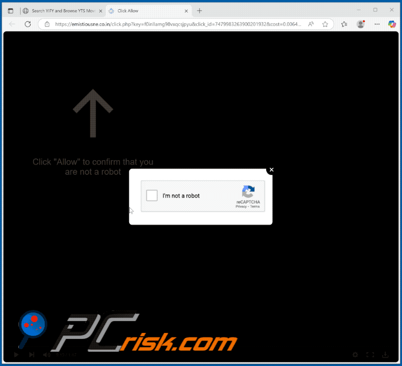 emistiousne.co[.]in website appearance (GIF)