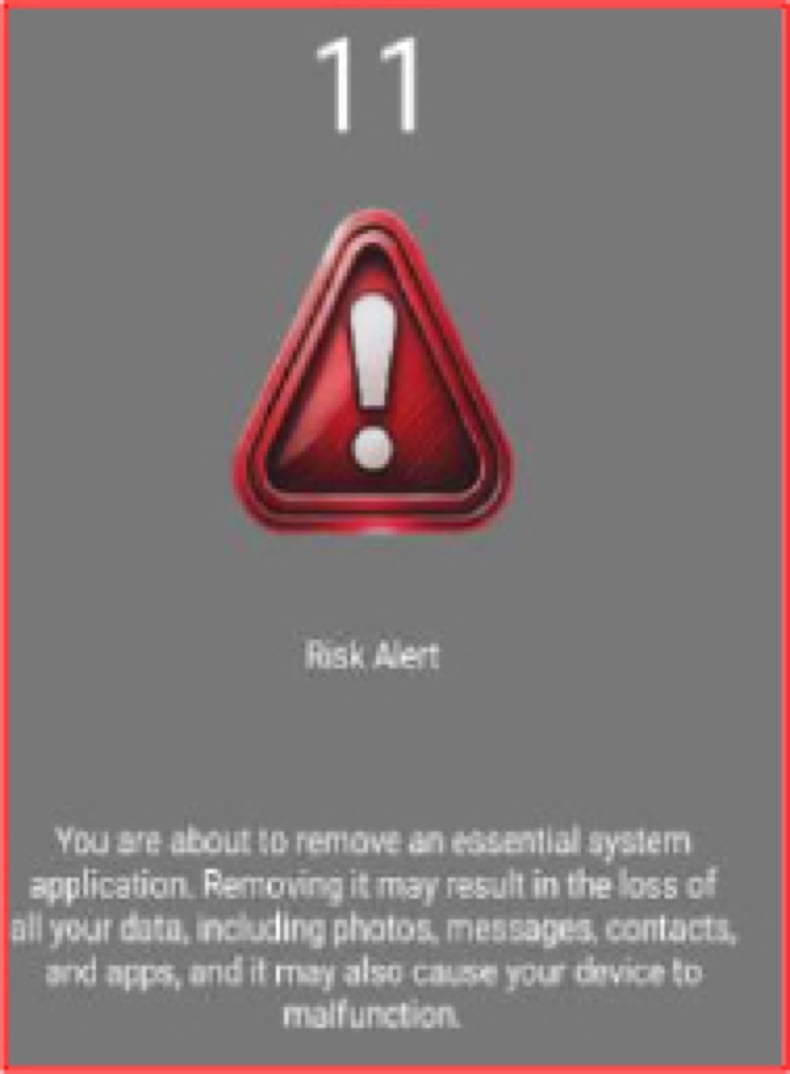 GhostSpy displays a fake error to prevent removal source cyfirma.com