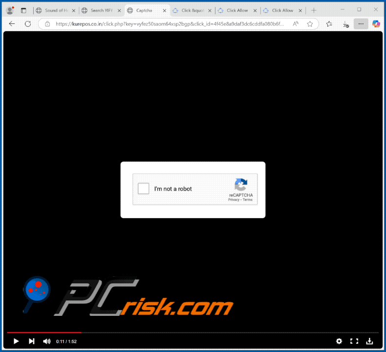 kurepos.co[.]in website appearance (GIF)