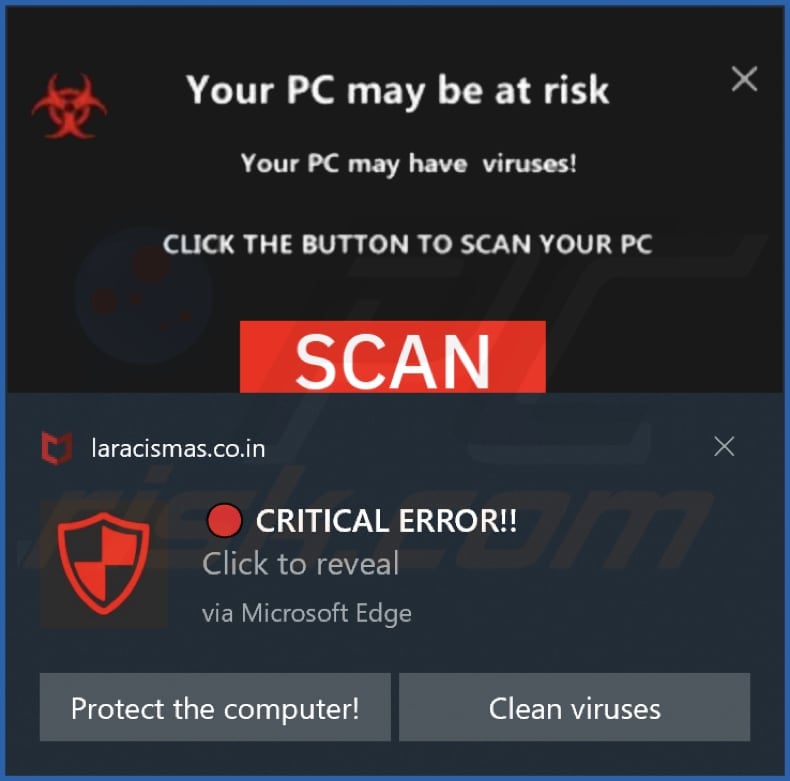 laracismas.co[.]in notification