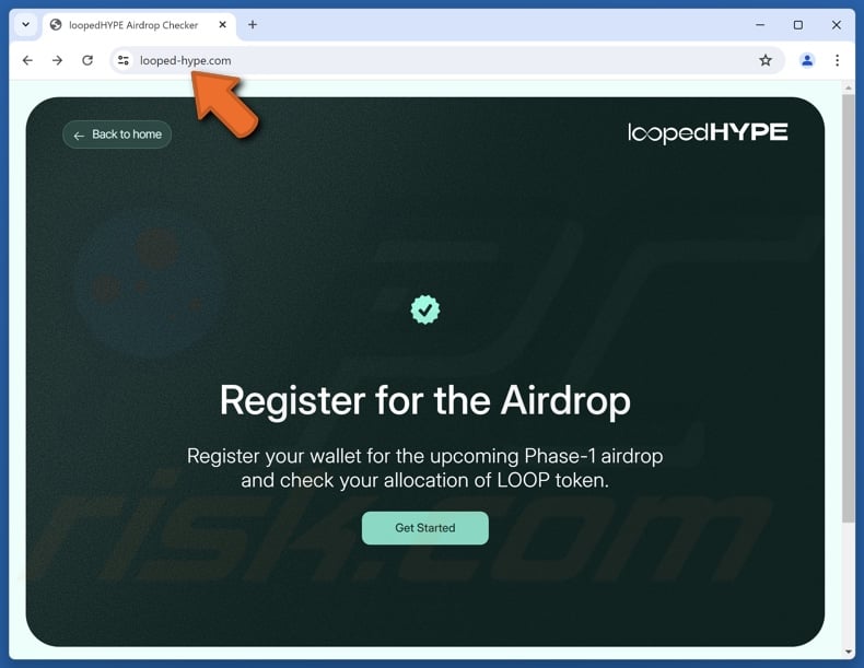 loopedHYPE (LHYPE) Airdrop scam