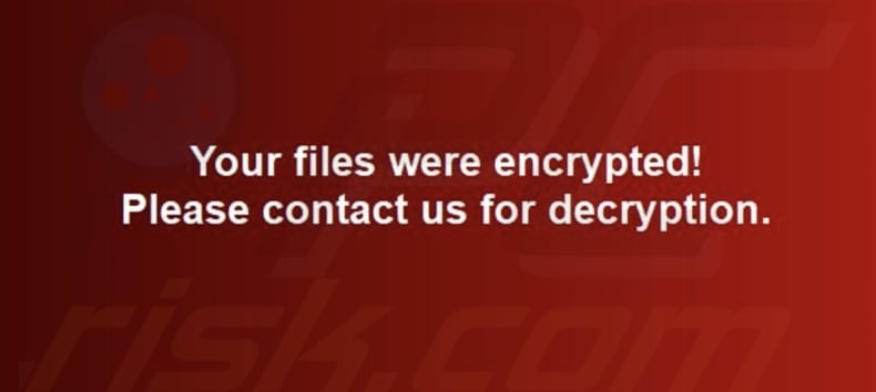 MARK ransomware wallpaper