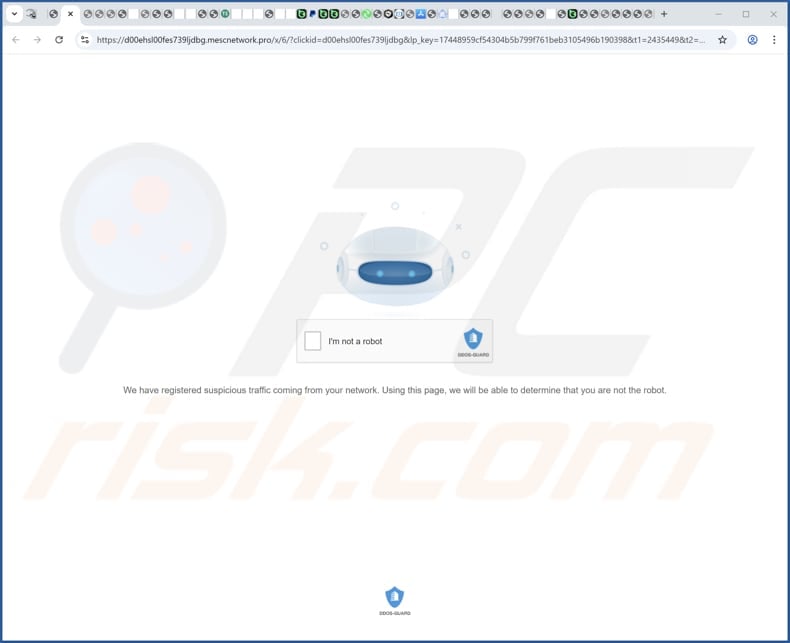 mescnetwork[.]pro ads