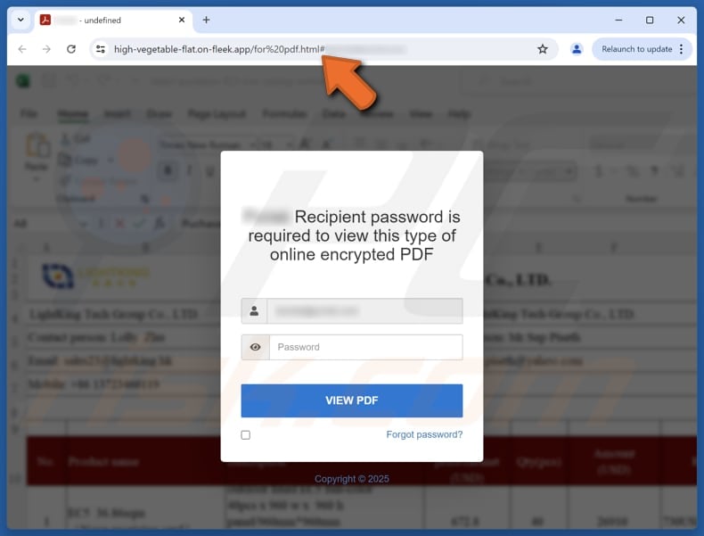 MT103 Payment Advice Email Scam phishing website