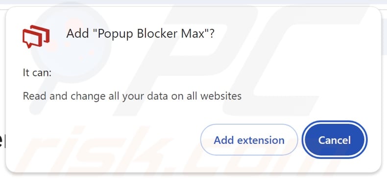 Popup Blocker Max adware
