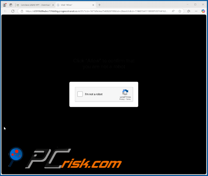 progresstransit.co[.]in website appearance (GIF)