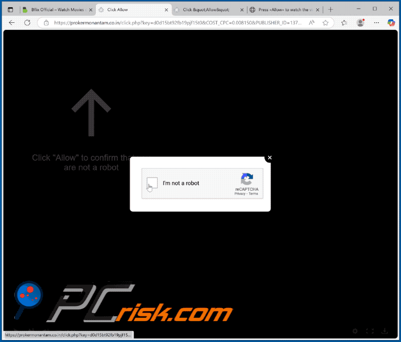prokermonantam.co[.]in website appearance (GIF)