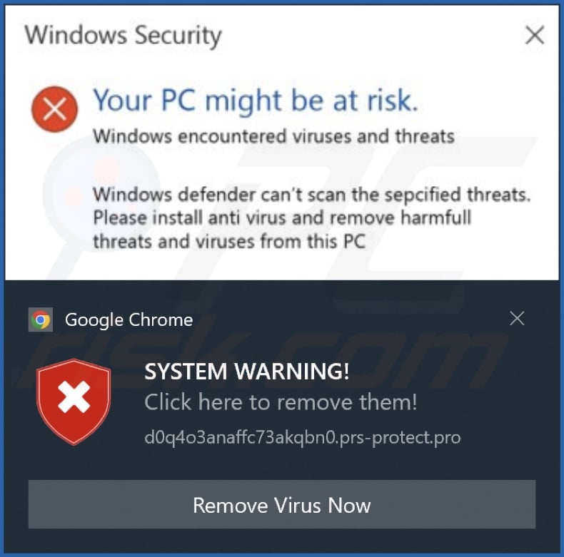 Ad delivered by the prs-protect[.]pro webpage