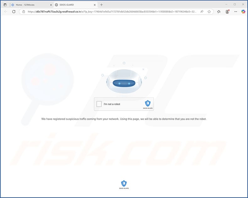 resdfirewall.co[.]in pop-up redirects