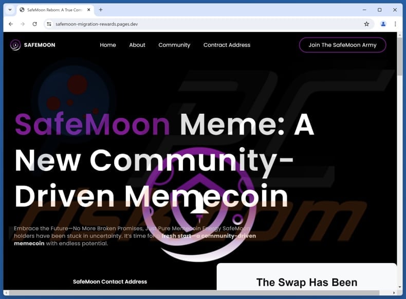 SafeMoon Community scam