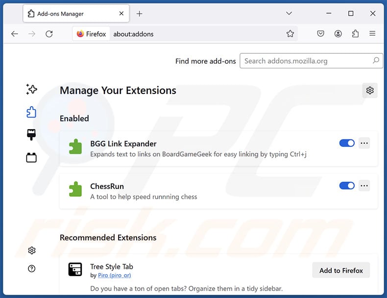 Removing searchmycurrency.com related Mozilla Firefox extensions