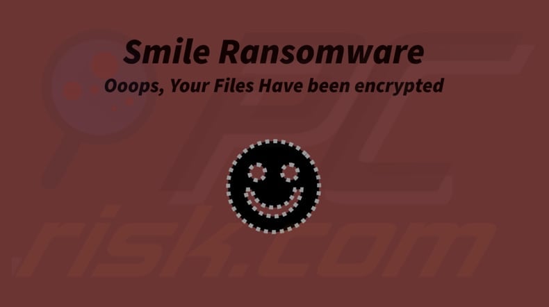 Smile ransomware wallpaper