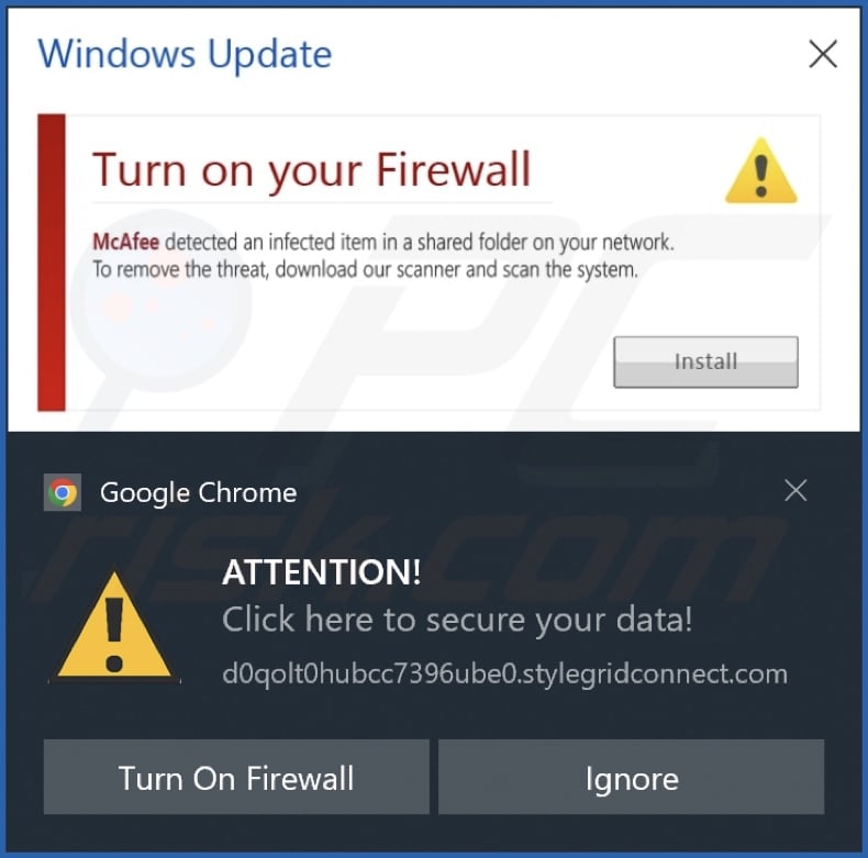 Ad delivered by the stylegridconnect[.]com webpage