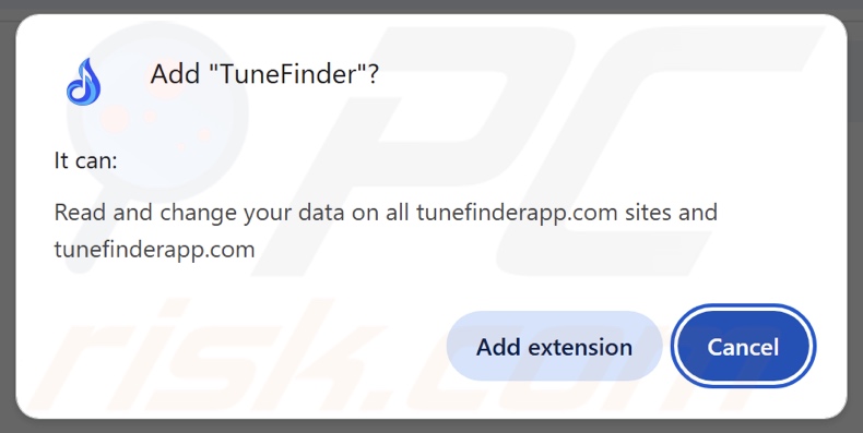 TuneFinder adware