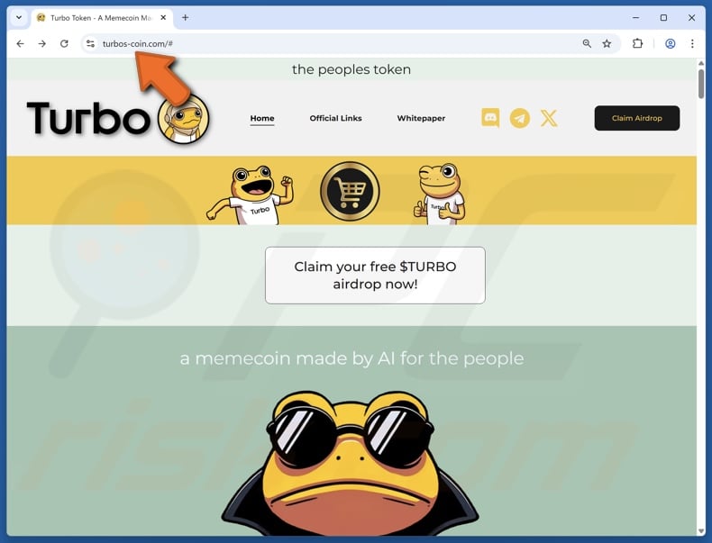 $TURBO Airdrop scam