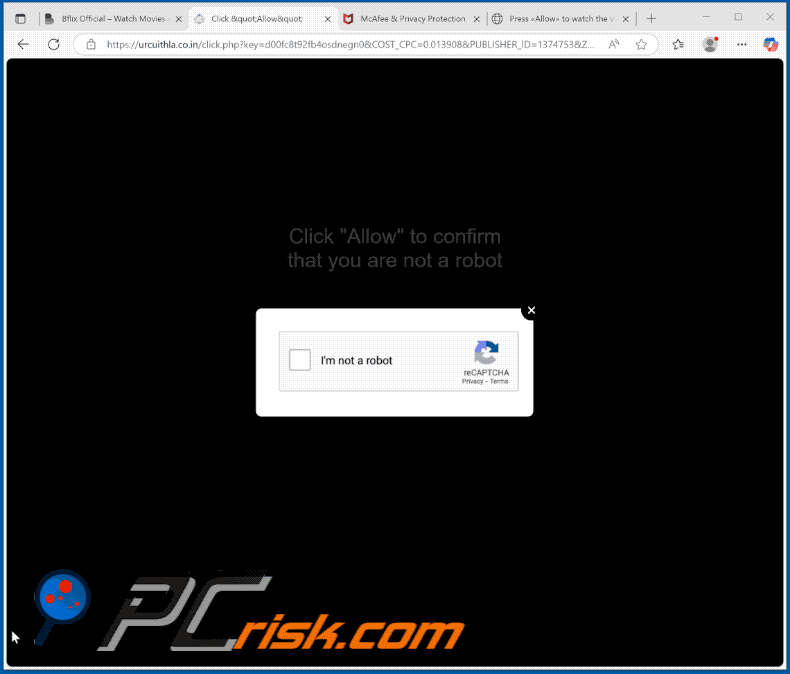 urcuithla.co[.]in website appearance (GIF)